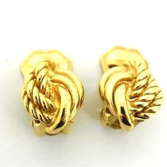 Christian Dior Vintage Clip on Earrings - Picture 1 of 3